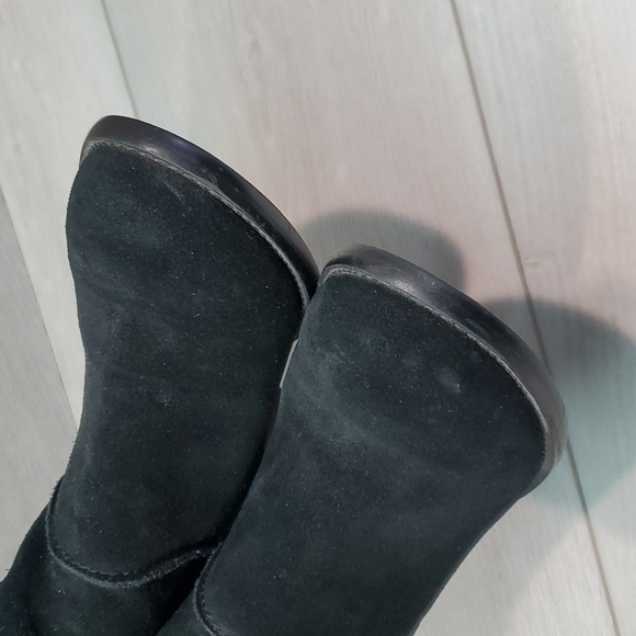 Steve Madden Women "Like New "Milaan Suede Ankle Heels Booties shoes sz 6.5M - Picture 4 of 12